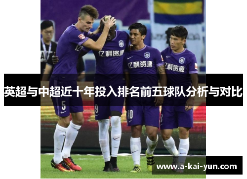 英超与中超近十年投入排名前五球队分析与对比 英超与中超近十年投入排名前五球队分析与对比