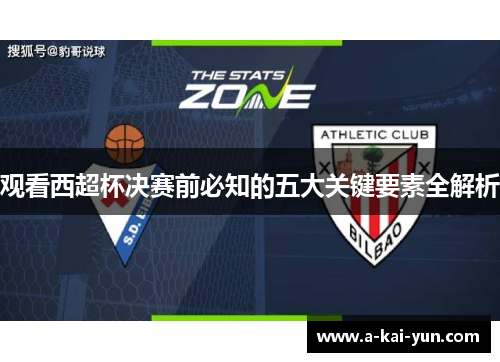 观看西超杯决赛前必知的五大关键要素全解析